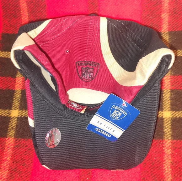 NFL Equipment Reebok San Francisco 49ers Embroidered On Field Hat New With Tag